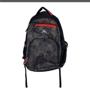 Handbags Backpacks High Sierra Riprap Lifestyle Brown Black Camo Adjustable
